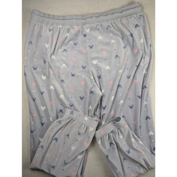 Disney Pajama 2 Piece Set Women's Mickey Silky Stretch Fleece Long Sleeve XXL - Picture 8 of 13